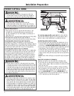 Предварительный просмотр 4 страницы GE GLDT690J__BB Installation Instructions Manual