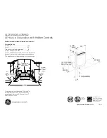 Preview for 1 page of GE GLDT696DSS Dimensions And Installation Information