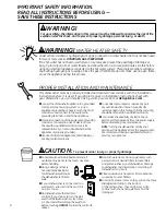 Предварительный просмотр 2 страницы GE GLDT696DSS Owner'S Manual