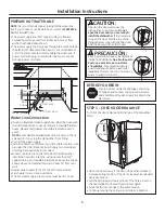 Предварительный просмотр 5 страницы GE GLDT696J-SS Installation Instructions Manual