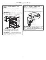 Предварительный просмотр 9 страницы GE GLDT696J-SS Installation Instructions Manual