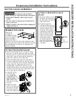 Предварительный просмотр 21 страницы GE GLE12HSPSS Owner'S Manual & Installation Instructions