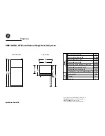 GE GMS10AAMR Dimension Manual preview