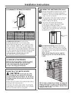 Preview for 8 page of GE GN75ENSRSA Installation Instructions Manual