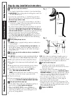 Предварительный просмотр 8 страницы GE GNSF39A01 Installation And Owner'S Manual