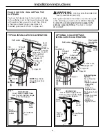 Предварительный просмотр 5 страницы GE GNSH45E Owner'S Manual And Installation Instructions