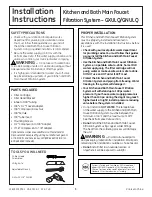 GE GNULQ Installation Instructions Manual preview