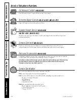 Preview for 20 page of GE GNUT03A Owner'S Manual