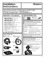 Предварительный просмотр 13 страницы GE GNW128 Owner'S Manual & Installation Instructions