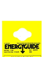 Preview for 1 page of GE GP50T06PVT Energy Manual