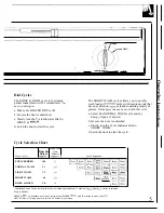 Preview for 5 page of GE GPF40BC Use And Care Manual