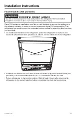 Preview for 11 page of GE GPV10 Owner'S Manual & Installation Instructions