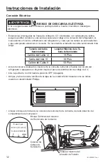 Предварительный просмотр 44 страницы GE GPV10F Owner'S Manual & Installation Instructions