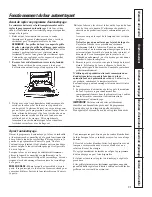 Preview for 53 page of GE GRCR3960ZWW Use And Care Manual