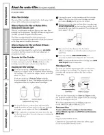 Preview for 6 page of GE GSC23LGRDBB and Owner'S Manual And Installation