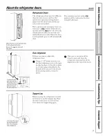 Preview for 9 page of GE GSC23LGRDBB and Owner'S Manual And Installation