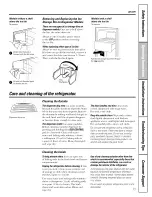 Preview for 13 page of GE GSC23LGRDBB and Owner'S Manual And Installation