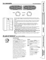 Preview for 43 page of GE GSC23LGRDBB and Owner'S Manual And Installation