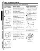 Preview for 12 page of GE GSC23LSRDSS and Owner'S Manual And Installation