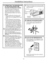 Preview for 27 page of GE GSC23LSRDSS and Owner'S Manual And Installation