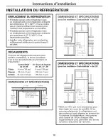 Preview for 70 page of GE GSC23LSRDSS and Owner'S Manual And Installation