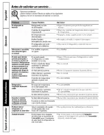 Preview for 116 page of GE GSC23LSRDSS and Owner'S Manual And Installation