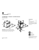 GE GSC3200J Specifications preview