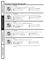 Preview for 6 page of GE GSC3500 Owner'S Manual