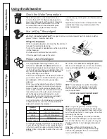 Preview for 8 page of GE GSC3500 Owner'S Manual