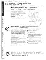 Preview for 4 page of GE GSC3500D00BB Owner'S Manual