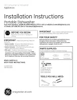 GE GSC3500D00WW Installation Instructions предпросмотр