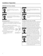 Preview for 2 page of GE GSC3500D00WW Installation Instructions