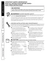 Предварительный просмотр 2 страницы GE GSC3500D35WW Owner'S Manual