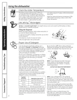 Preview for 8 page of GE GSC3500NWW Owner'S Manual