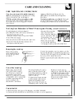 Preview for 13 page of GE GSC580 Use And Care Manual