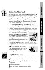 Preview for 13 page of GE GSD1005 Owner'S Manual