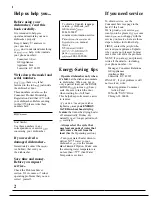 Preview for 2 page of GE GSD1120R Use And Care Manual