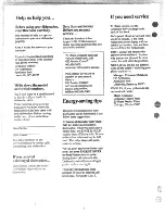 Preview for 2 page of GE GSD1130L Use And Care Manual