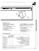 Preview for 5 page of GE GSD1205 Use And Care Manual