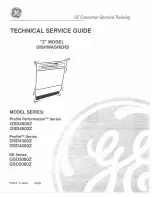 GE GSD2000Z Technical Service Manual предпросмотр