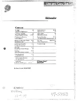 Preview for 1 page of GE GSD2230L Use And Care Manual