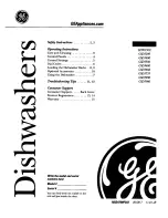 Preview for 1 page of GE GSD3900G00BB Owner'S Manual