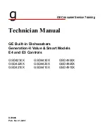 Preview for 1 page of GE GSD4210X Technician Manual