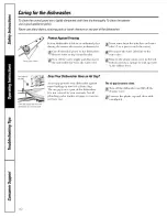 Предварительный просмотр 10 страницы GE GSD4300 Series Owner'S Manual