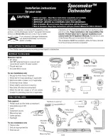 GE GSD4800J Series Installation Instructions Manual предпросмотр