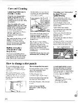 Preview for 14 page of GE GSD500P Use & Care Manual