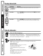 Preview for 6 page of GE GSD5200 Owner'S Manual