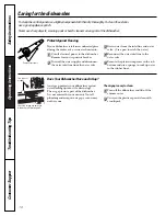 Preview for 10 page of GE GSD5200 Owner'S Manual