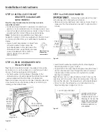 Preview for 8 page of GE GSD6000 Series Installation Instructions Manual