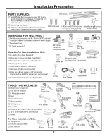 Preview for 2 page of GE GSD6300J10WW Installation Instructions Manual